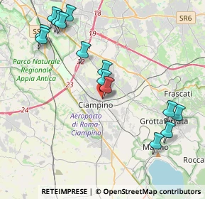 Mappa Via Antonio Locatelli, 00043 Ciampino RM, Italia (4.89571)