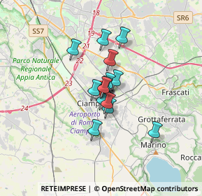 Mappa Via Antonio Locatelli, 00043 Ciampino RM, Italia (2.13143)