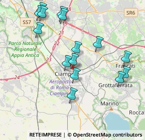 Mappa Via Guglielmo Marconi, 00043 Ciampino RM, Italia (4.37067)