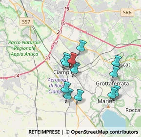 Mappa Via Guglielmo Marconi, 00043 Ciampino RM, Italia (3.24917)