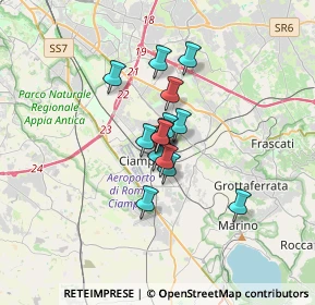 Mappa Via Guglielmo Marconi, 00043 Ciampino RM, Italia (2.12643)