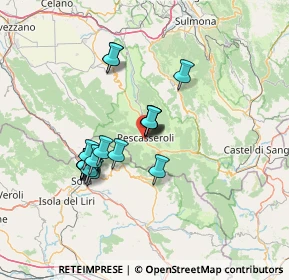 Mappa SS 83 Marsicana, 67032 Pescasseroli AQ, Italia (12.482)