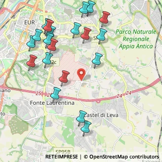 Mappa Via di Tor Pagnotta, 00143 Roma RM, Italia (2.664)