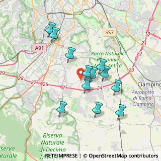 Mappa Via di Tor Pagnotta, 00143 Roma RM, Italia (3.44417)