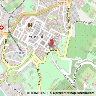 Mappa Piazza delle Scuole Pie, 7, 00044 Frascati, Roma (Lazio)