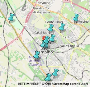 Mappa Via Lauro Ferioli, 00043 Ciampino RM, Italia (1.89429)