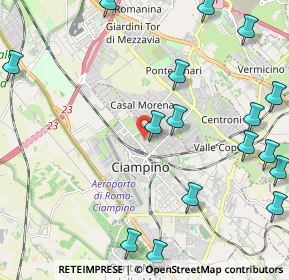 Mappa Via Lauro Ferioli, 00043 Ciampino RM, Italia (3.055)