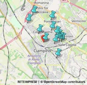 Mappa Via Lauro Ferioli, 00043 Ciampino RM, Italia (1.53417)