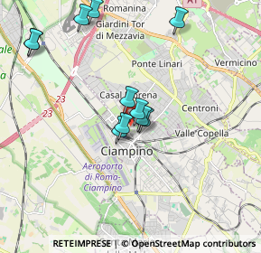 Mappa Via Lauro Ferioli, 00043 Ciampino RM, Italia (1.84545)