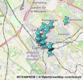 Mappa Via Lauro Ferioli, 00043 Ciampino RM, Italia (1.04056)