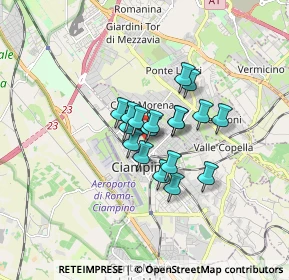 Mappa Via Lauro Ferioli, 00043 Ciampino RM, Italia (1.09611)