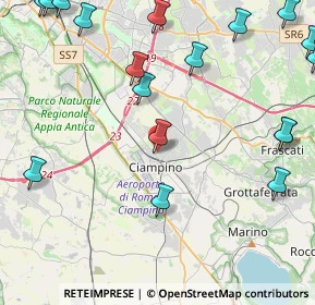 Mappa Via Lauro Ferioli, 00043 Ciampino RM, Italia (6.6595)