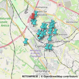 Mappa Via Giacomo Puccini, 00043 Ciampino RM, Italia (1.368)