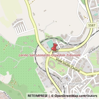 Mappa Via F. Jovine, 27, 86035 Larino, Campobasso (Molise)