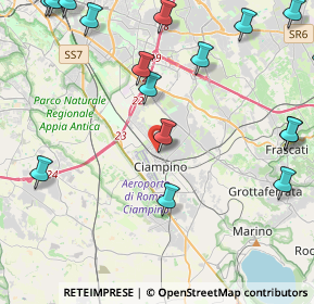 Mappa Via Antonio Vivaldi, 00043 Ciampino RM, Italia (6.685)