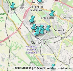 Mappa Via Antonio Vivaldi, 00043 Ciampino RM, Italia (1.755)