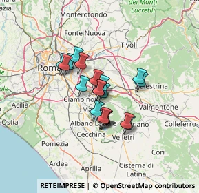 Mappa Via Santi Filippo e Giacomo, 00044 Frascati RM, Italia (9.465)