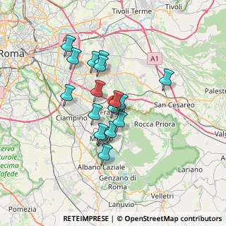 Mappa Via Mentana, 00044 Frascati RM, Italia (5.71529)