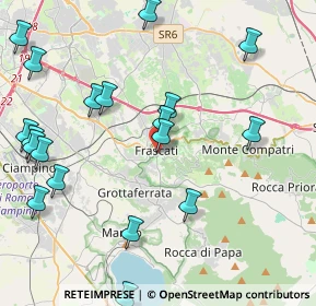 Mappa Via Palestro, 00044 Frascati RM, Italia (5.39737)