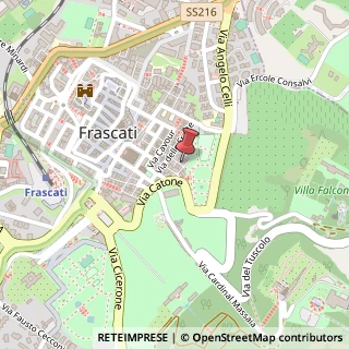 Mappa Via Sant'Angelo, 9, 00044 Frascati, Roma (Lazio)