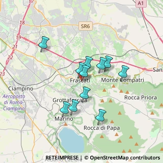 Mappa Via Piccolomini, 00044 Frascati RM, Italia (2.98636)