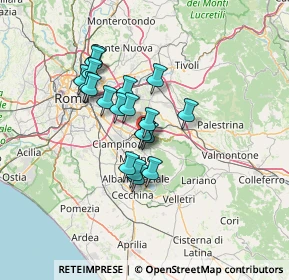 Mappa Via Piccolomini, 00044 Frascati RM, Italia (10.6335)