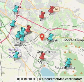 Mappa Via del Torrione Micara, 00044 Frascati RM, Italia (4.92067)