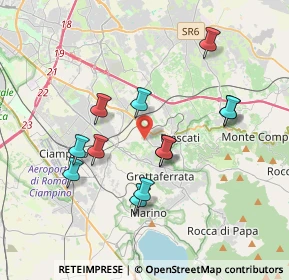 Mappa Via del Torrione Micara, 00044 Frascati RM, Italia (3.66417)