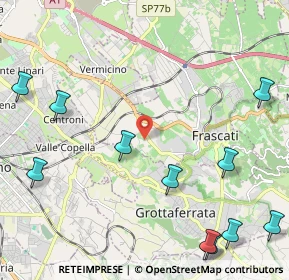 Mappa Via del Torrione Micara, 00044 Frascati RM, Italia (3.15455)