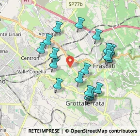 Mappa Via del Torrione Micara, 00044 Frascati RM, Italia (1.919)