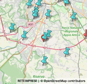 Mappa Via Clemente Rebora, 00143 Roma RM, Italia (5.801)
