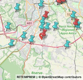 Mappa Via Clemente Rebora, 00143 Roma RM, Italia (5.278)