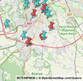 Mappa Via Clemente Rebora, 00143 Roma RM, Italia (5.551)