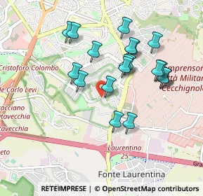 Mappa Via Clemente Rebora, 00143 Roma RM, Italia (0.921)