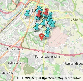 Mappa Via Clemente Rebora, 00143 Roma RM, Italia (1.73842)