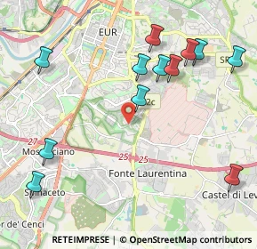 Mappa Via Clemente Rebora, 00143 Roma RM, Italia (2.5675)