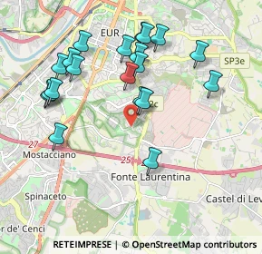 Mappa Via Clemente Rebora, 00143 Roma RM, Italia (2.121)