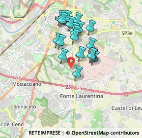 Mappa Via Clemente Rebora, 00143 Roma RM, Italia (1.658)