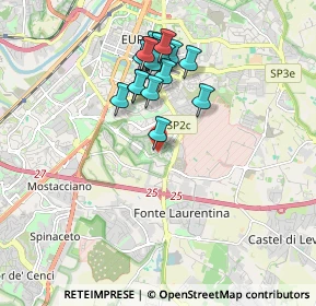 Mappa Via Clemente Rebora, 00143 Roma RM, Italia (1.8105)