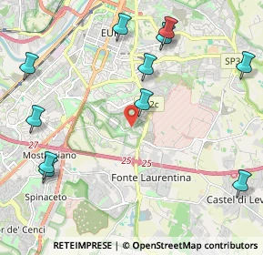 Mappa Via Clemente Rebora, 00143 Roma RM, Italia (2.80182)