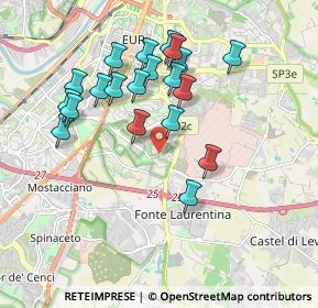 Mappa Via Clemente Rebora, 00143 Roma RM, Italia (1.896)