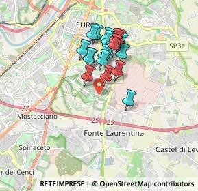 Mappa Via Clemente Rebora, 00143 Roma RM, Italia (1.5025)