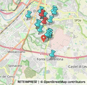 Mappa Via Clemente Rebora, 00143 Roma RM, Italia (1.63944)