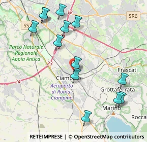 Mappa Via Dante Alighieri, 00043 Ciampino RM, Italia (4.82692)