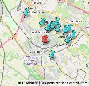 Mappa Via Dante Alighieri, 00043 Ciampino RM, Italia (1.544)