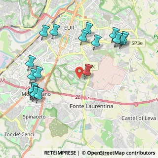 Mappa Via Giovanni Guareschi, 00143 Roma RM, Italia (2.6425)