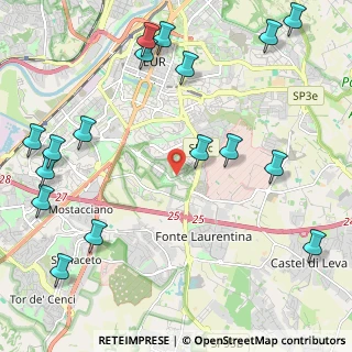 Mappa Via Giovanni Guareschi, 00143 Roma RM, Italia (3.09882)