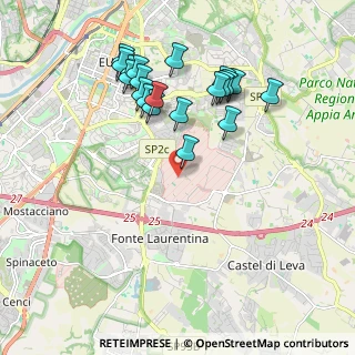 Mappa Via Giorgio Pelosi, 00143 Roma RM, Italia (2.088)