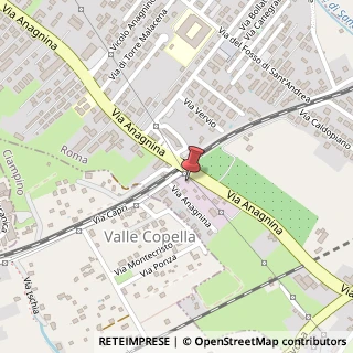 Mappa Via di Valle Copella, 00118 Roma RM, Italia, 00118 Roma, Roma (Lazio)