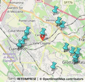 Mappa Via di Valle Copella, 00043 Ciampino RM, Italia (2.53333)
